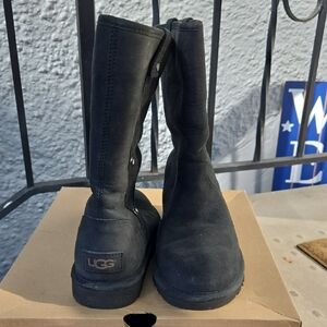 UGG Australia Malindi Wool Lined Black Boots